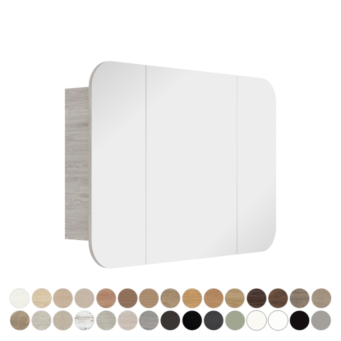fienza Marlowe Soft Square Mirror Cabinet 1200 x 800mm