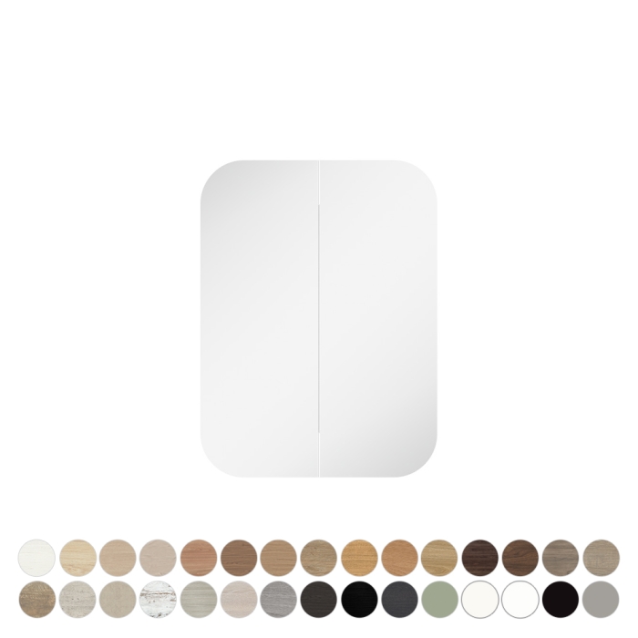 fienza Marlowe Soft Square Mirror Cabinet 600 x 800mm