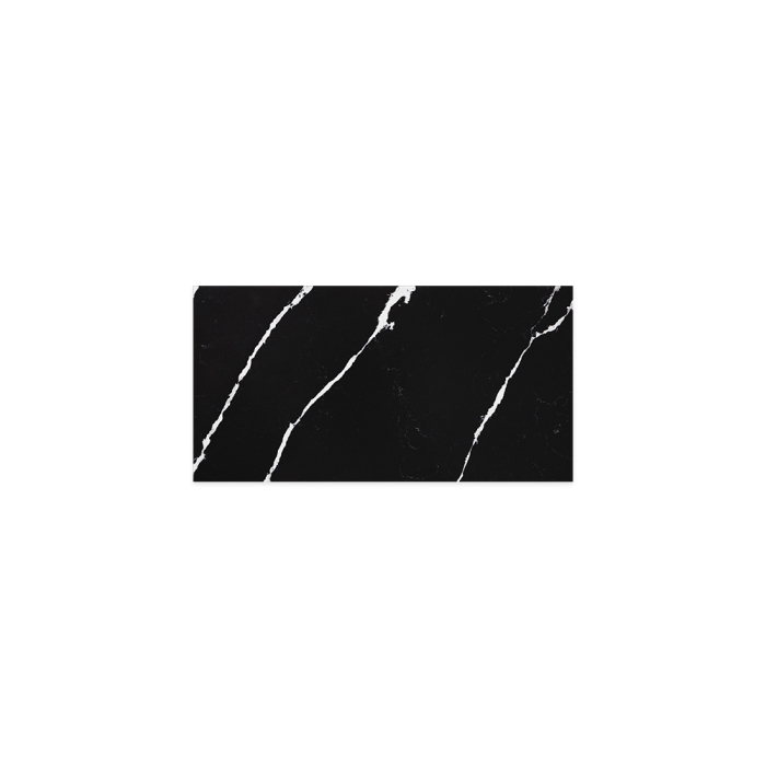fienza Nero Vena Silica Free Stone Top Rectangular Full Depth 900mm