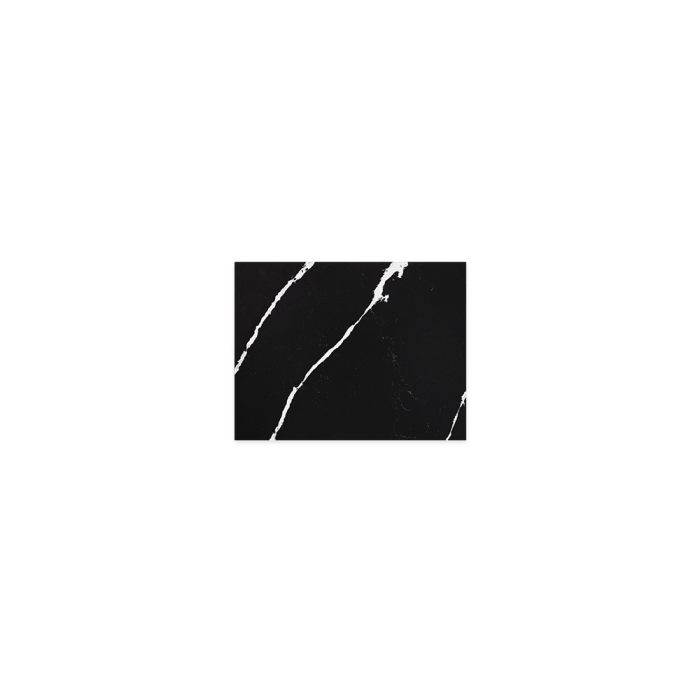 fienza Nero Vena Silica Free Stone Top Rectangular Full Depth 600mm
