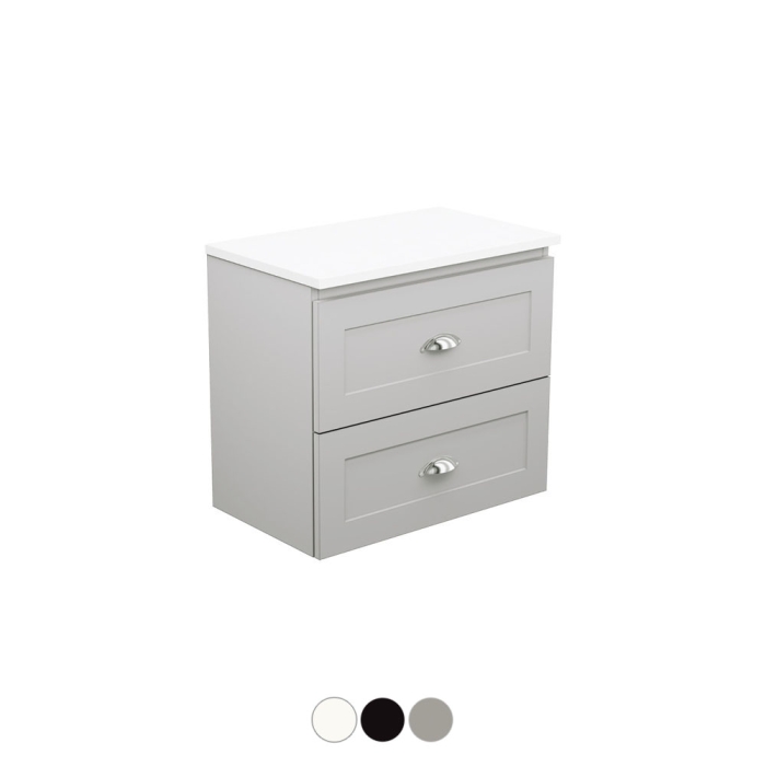 Fienza Newport Ensuite All Drawer 600 Wall Hung Vanity