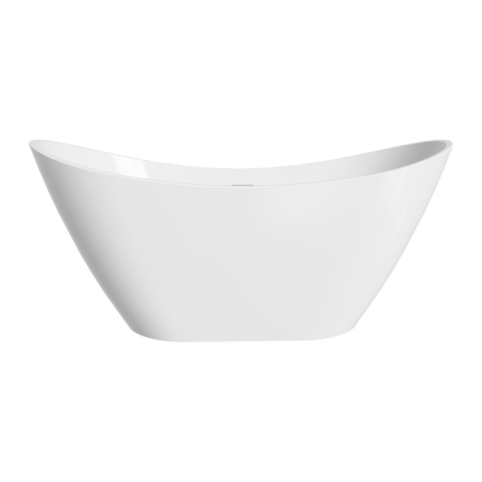 fienza Paola Freestanding Acrylic Bath with Overflow 1500mm
