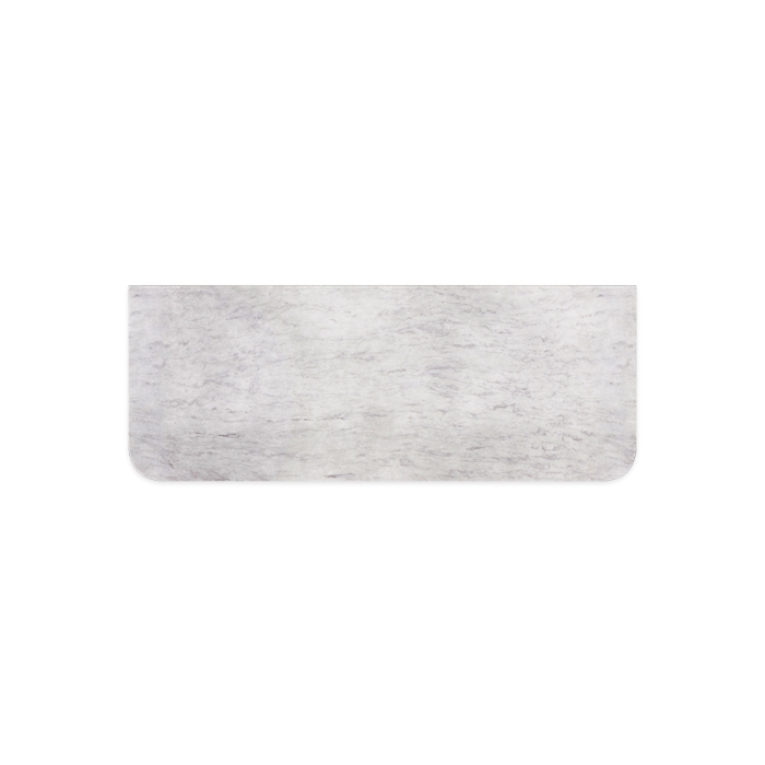 fienza Polar Sacco Silica Free Stone Top Curved Full Depth 1200mm