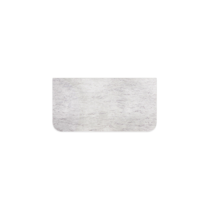 Fienza Polar Sacco Silica Free Stone Top Curved Full Depth 900mm