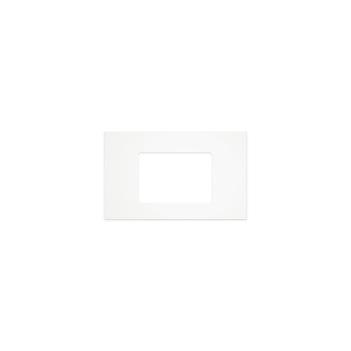 fienza Pure White Solid Surface Top Rectangular Full Depth with Single Undermount Basin Hole 750mm