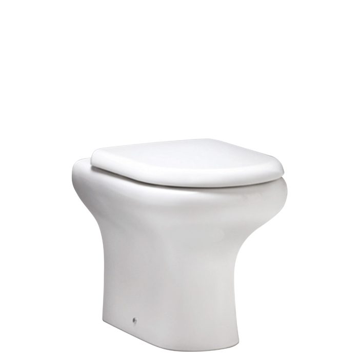 fienza RAK Compact Wall-Faced Toilet Suite Gloss White
