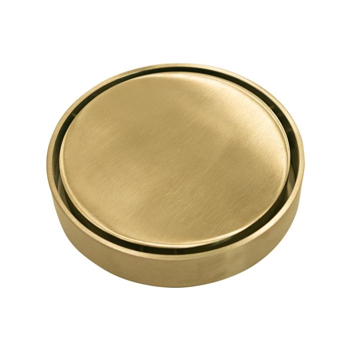 fienza Round 2-in-1 Tile Bed Floor Waste 88mm Outlet Urban Brass