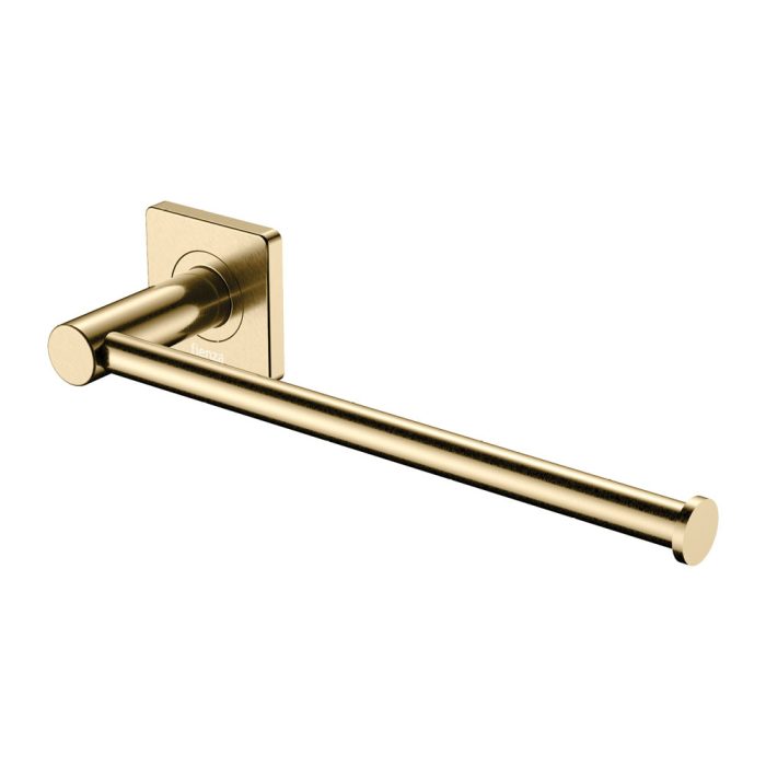 fienza Sansa Hand Towel Rail / Toilet Roll Holder Urban Brass
