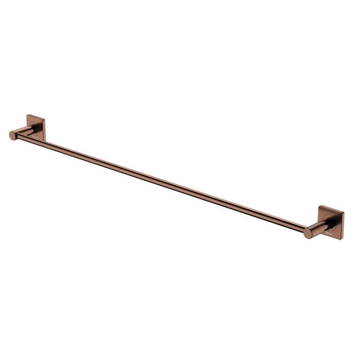 fienza Sansa Single Towel Rail 900mm Brushed Copper