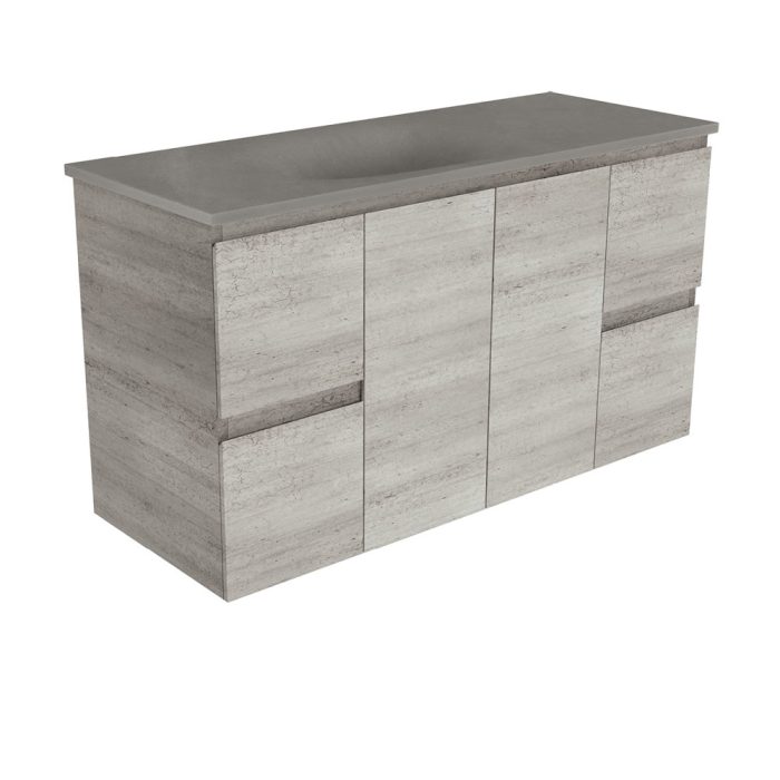 Fienza Satori Edge 1200 Industrial Wall-Hung Vanity