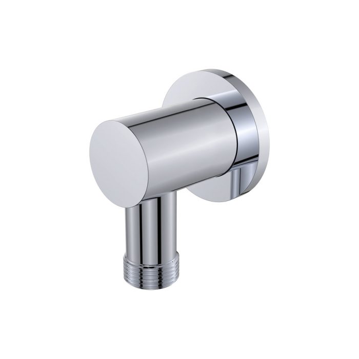 fienza Shower Inlet Elbow with Dual Check Valve Chrome
