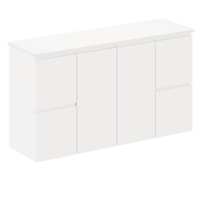 fienza Siska 1200mm Ensuite Depth Wall Hung Cabinet