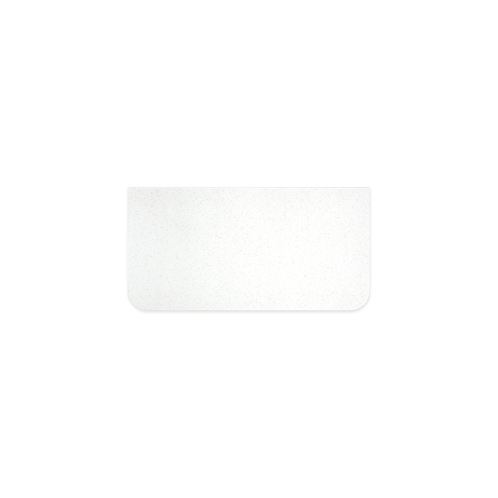 fienza Snowflake Solid Surface Top Curved Full Depth 900mm