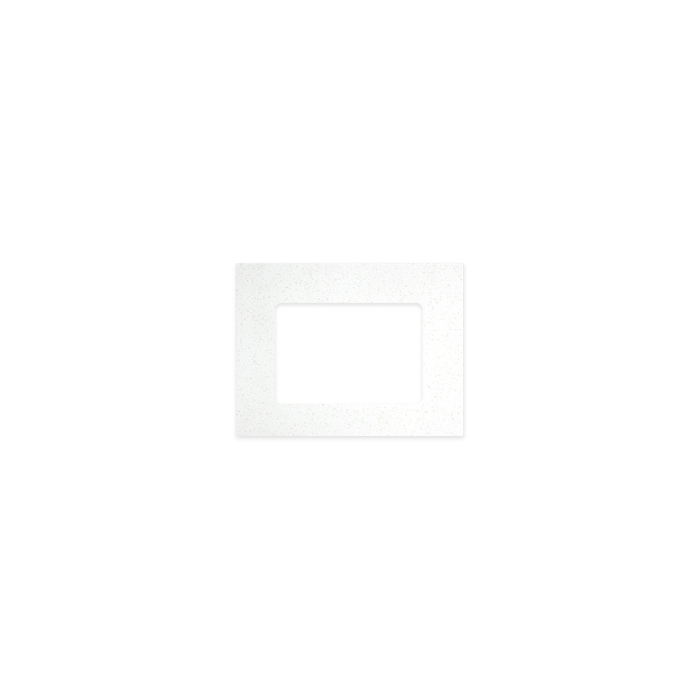 Fienza Snowflake Solid Surface Top Rectangular Full Depth With Single Undermount Basin Hole 600mm