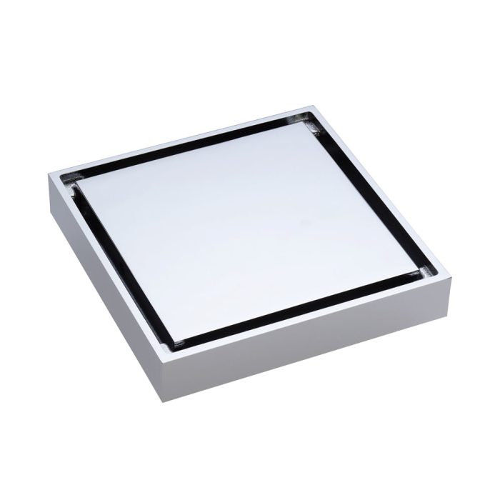 fienza Square Tile 2-in-1 Floor Waste 88mm Outlet Chrome