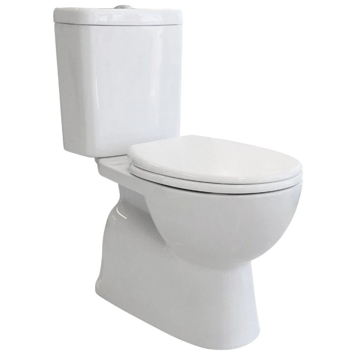 fienza Stella Close-Coupled Toilet Suite Gloss White with P-Trap