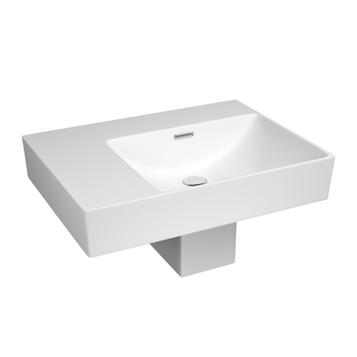 fienza Tono Care Wall Basin with Integral Shroud Right Bowl