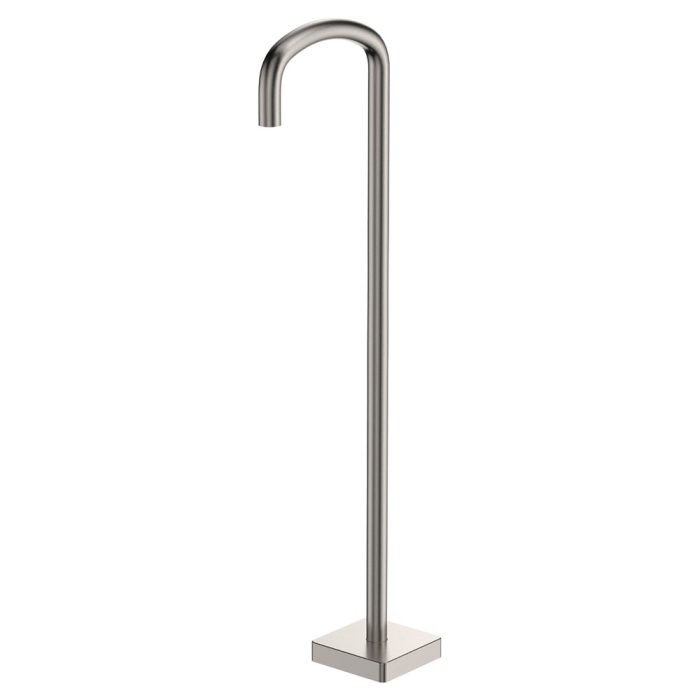 fienza Tono Floor Mounted Bath Outlet Brushed Nickel