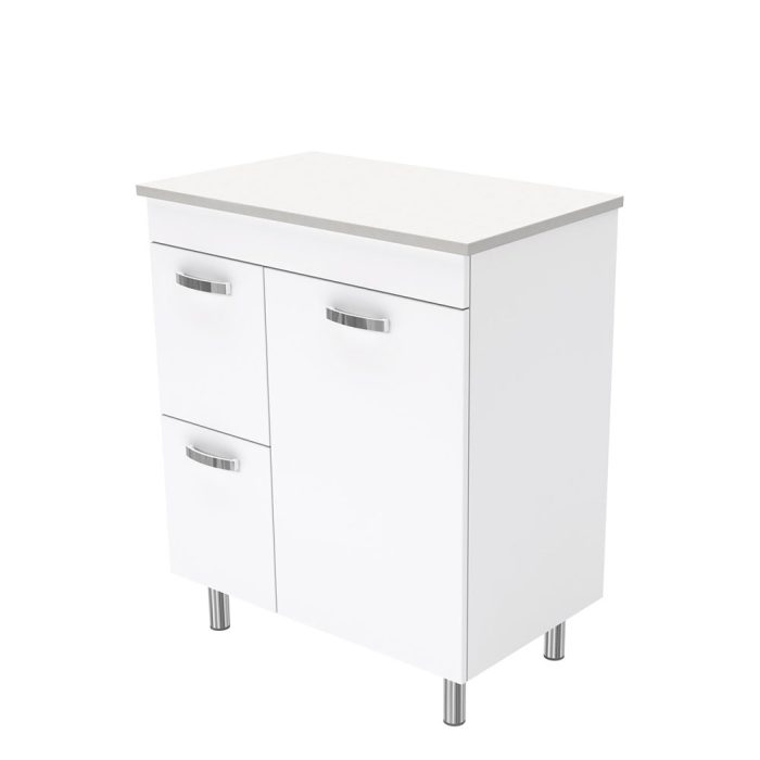 Fienza UniCab 750 Cabinet On Legs Left Hand Drawers