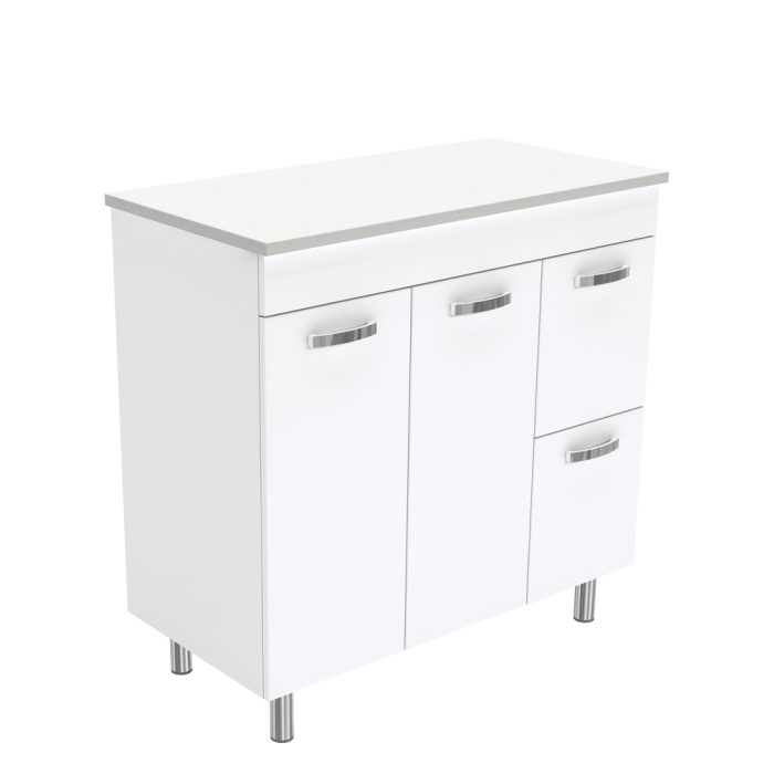 fienza UniCab 900 Cabinet on Legs Right Hand Drawers