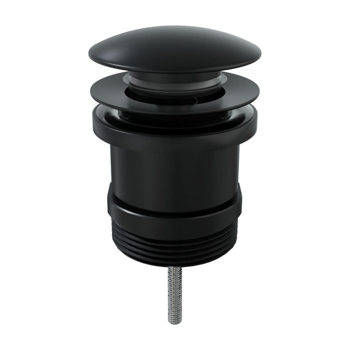 fienza Universal Pop-Up / Pull-Out Basin Waste Matte Black