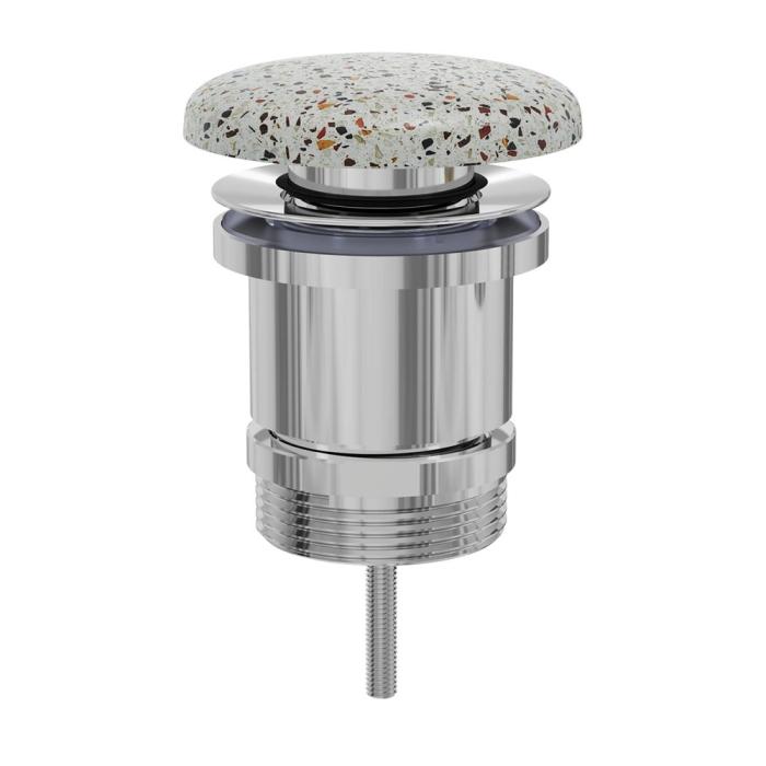 fienza Universal Pop-Up / Pull-Out Basin Waste Terrazzo Concrete
