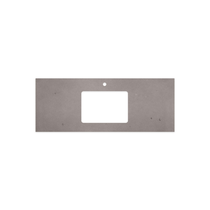 fienza Urban Crete Silica Free Stone Top Rectangular Full Depth with Single Undermount Basin Hole & Tap Hole 1200mm