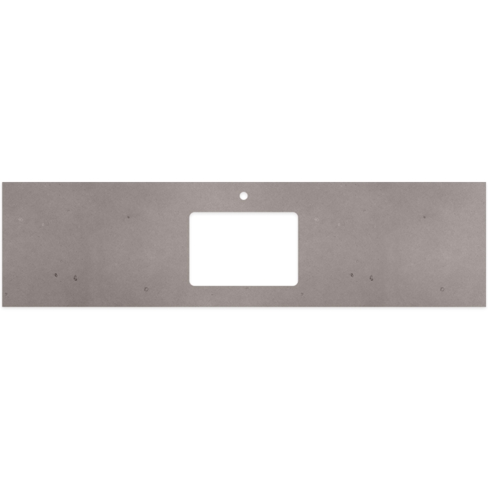 fienza Urban Crete Silica Free Stone Top Rectangular Full Depth with Single Undermount Basin Hole & Tap Hole 1800mm