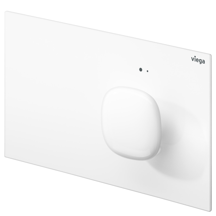 fienza Viega Visign More 202 Electronic Flush Plate with LED Lamps White